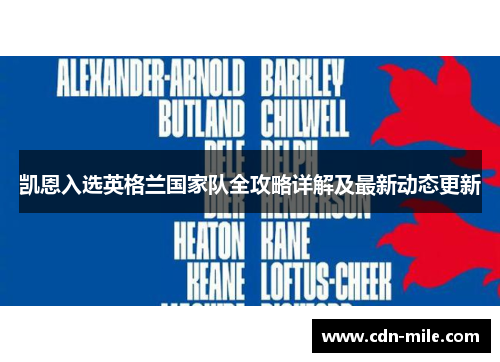 凯恩入选英格兰国家队全攻略详解及最新动态更新 凯恩入选英格兰国家队全攻略详解及最新动态更新