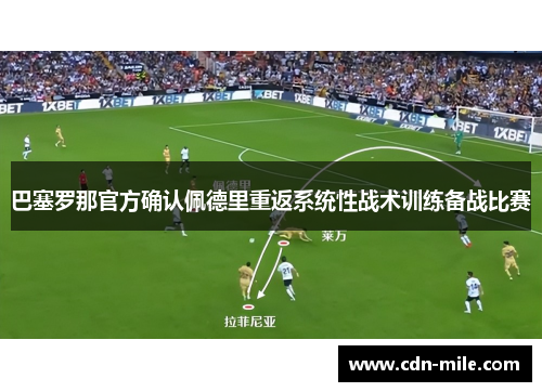 巴塞罗那官方确认佩德里重返系统性战术训练备战比赛 巴塞罗那官方确认佩德里重返系统性战术训练备战比赛